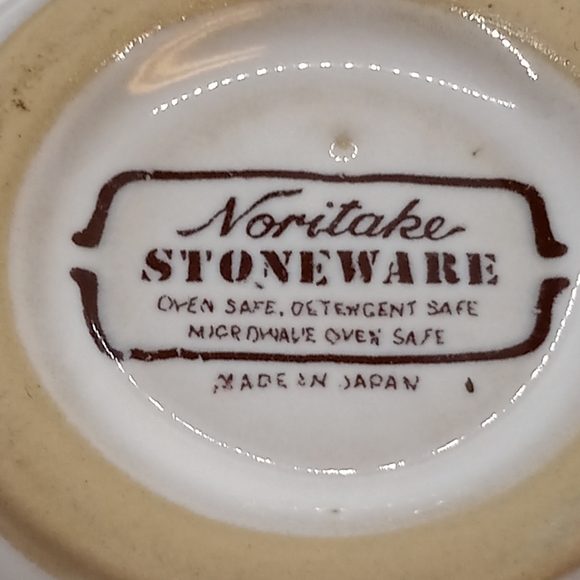 4 VINTAGE BLUE GRAY OMBRÉ NORITAKE JAPANESE STONEWEAR COFFEE TEA MUG CUPS - Picture 9 of 9